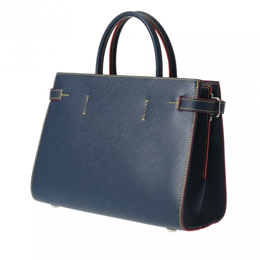 Louis Vuitton Indigo Blue Twist Tote Leather Epi Handbag